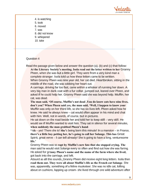 book review isc class 12 sample