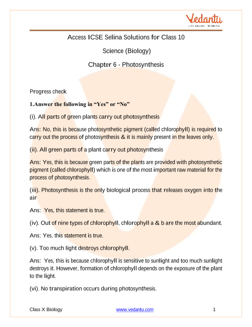 Selina Concise Biology Class 10 ICSE Solutions For Chapter 6 ...