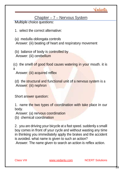 case study questions on nervous system