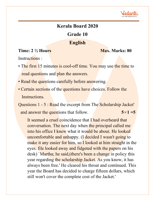 kbpe-class-10-english-question-paper-2020