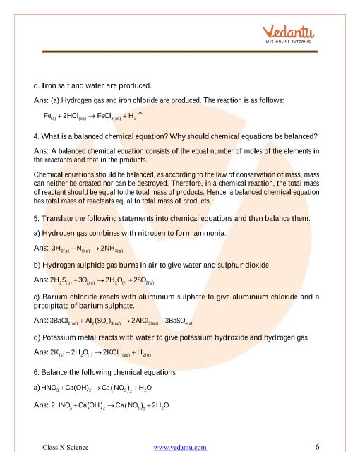Ncert Solutions Class 10 Science Chapter 1