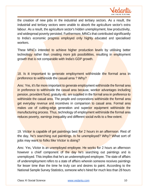 NCERT Solutions for Class 11 Economics Chapter 6 Rural Development Download  Free PDF