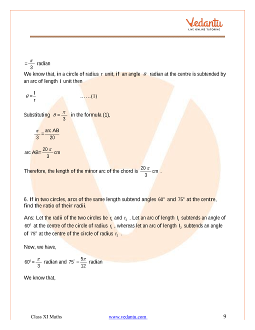 Ncert Solutions For Class 11 Maths Chapter 3 Trigonometric Functions Updated For 22 23