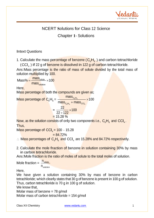 chemistry assignment for class 12 pdf 2022