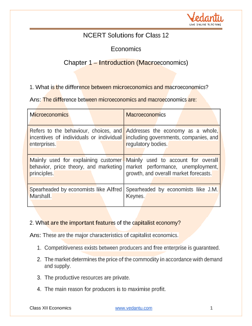 economics case study pdf class 12