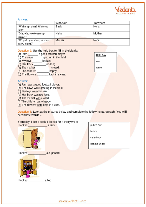 ncert solutions for class 4 english marigold chapter 1 neha s alarm clock free pdf