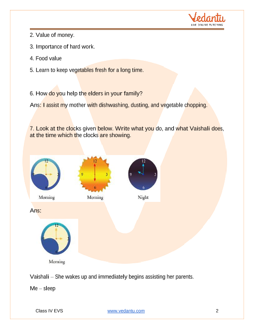 CLASS 2 EVS WORK SHEETS CHAPTER 15 KEEPING HEALTHY 