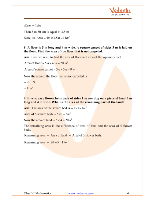 NCERT Solutions for Class 6 Maths Chapter 10 Exercise 10.3: Free PDF 2024