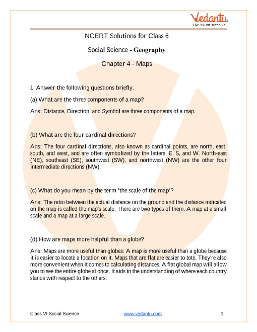 ncert solutions for class 6 social science the earth our habitat chapter 4