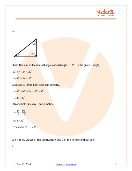 Class 7 Maths Ncert Solutions For Chapter 6 The Triangle And Its Properties