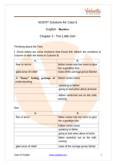 ncert-solutions-for-class-9-english-beehive-chapter-3-the-little-girl