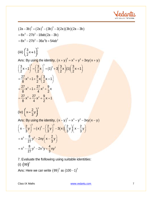 NCERT Solutions for Class 9 Maths Chapter 2 Polynomials Ex 2.5