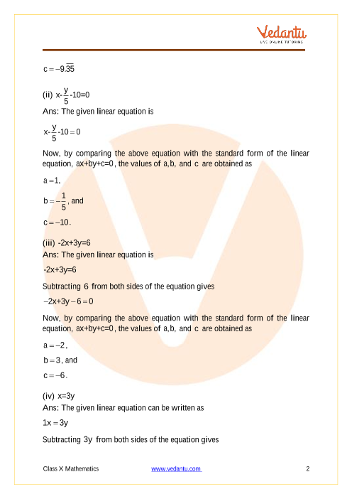 Linear Equation Form 1 Exercise Tessshebaylo 9856