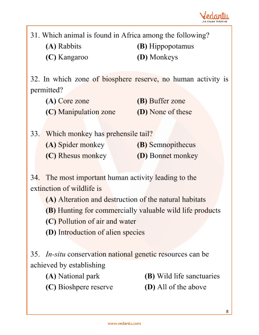 Questions Sur La Biodiversité