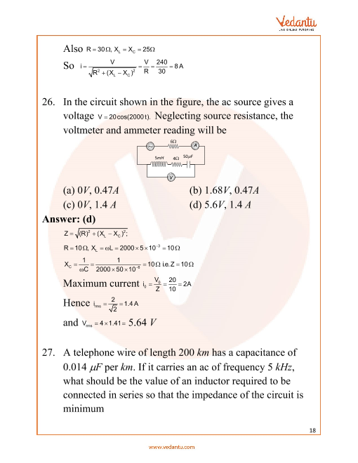 Neet Electromagnetic Induction Important Questions