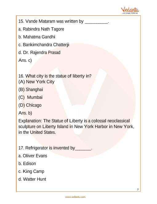 igko important questions for class 3