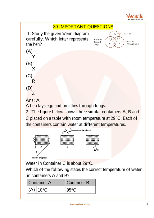 nso-science-important-questions-for-class-4