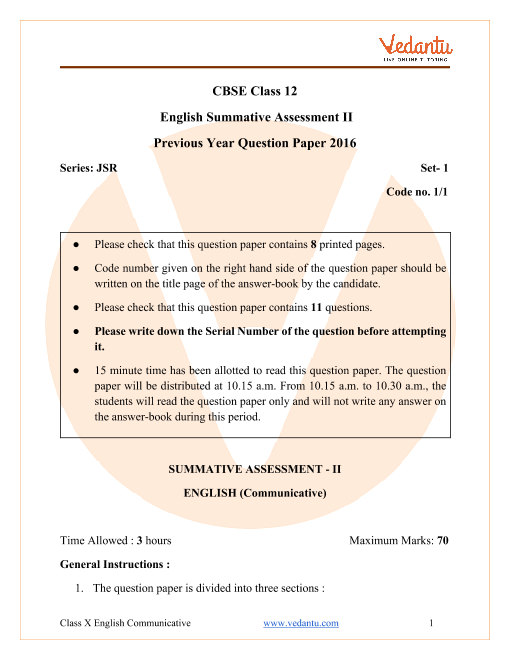 English 10 Question Paper | atelier-yuwa.ciao.jp