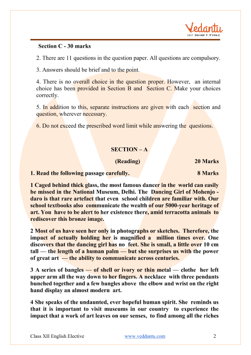 Cbse Class 10 English Literature Question Paper