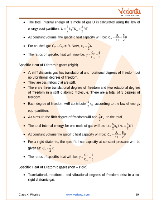 Chemistry - Ideal gas-kinetic theory of gases