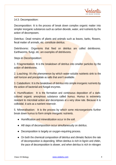 Revision Notes of CBSE class 12 Biology