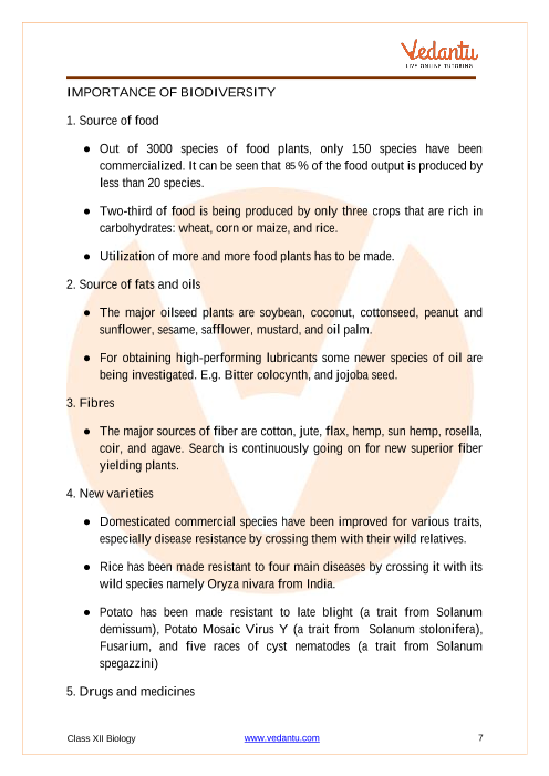 Revision Notes of CBSE class 12 Biology