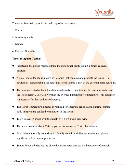 Revision Notes of CBSE class 12 Biology