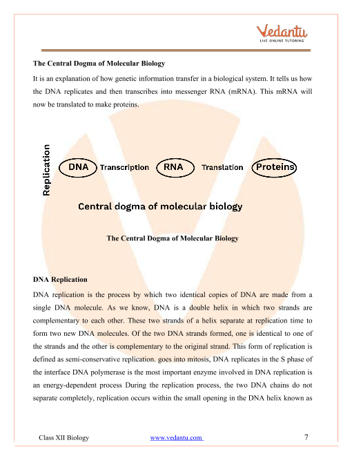 Revision Notes of CBSE class 12 Biology