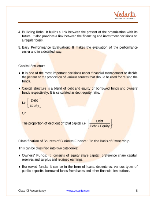 Cbse Class 12 Business Studies Chapter 9 Financial Management Revision Notes