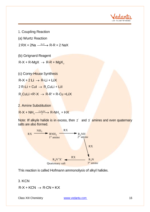 Revision Notes of CBSE class 12 Chemistry