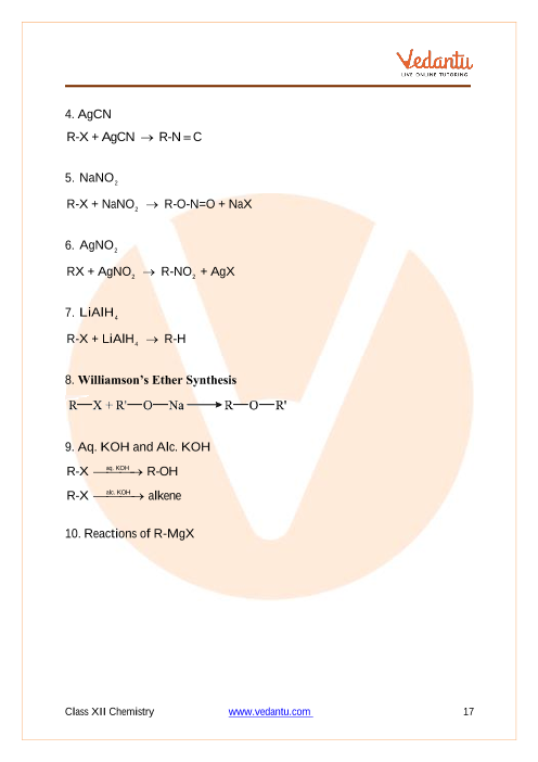 Revision Notes of CBSE class 12 Chemistry