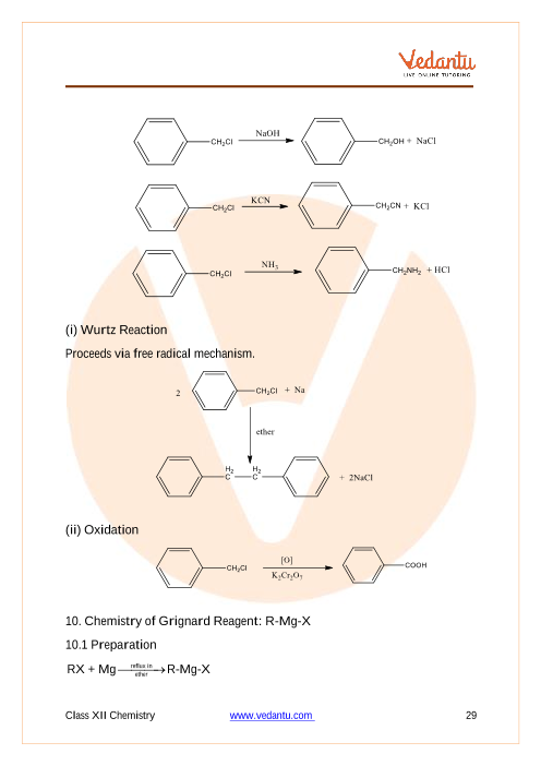 Revision Notes of CBSE class 12 Chemistry