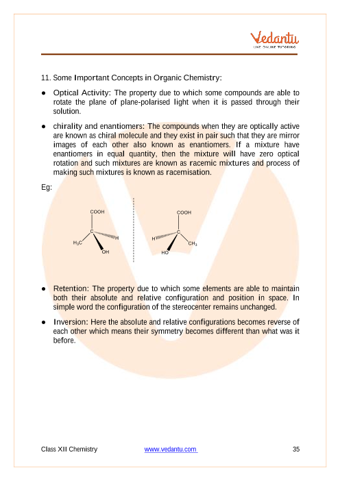 Revision Notes of CBSE class 12 Chemistry