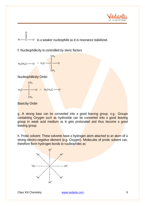 Revision Notes of CBSE class 12 Chemistry