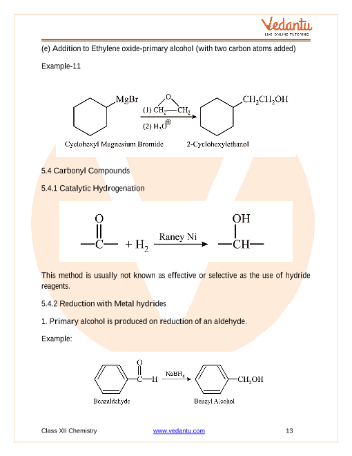 Revision Notes of CBSE class 12 Chemistry