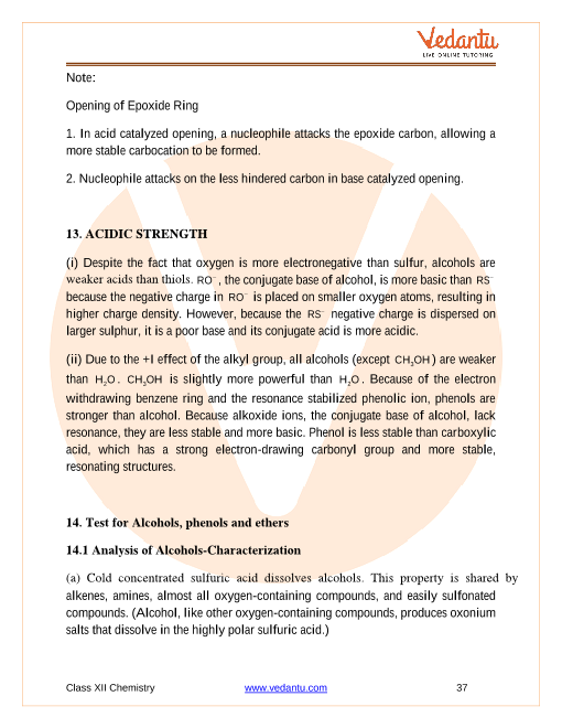 Revision Notes of CBSE class 12 Chemistry