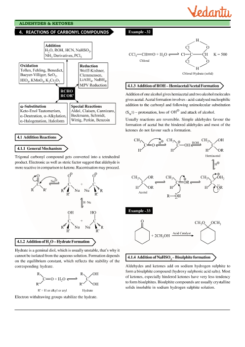 Revision Notes of CBSE class 12 Chemistry