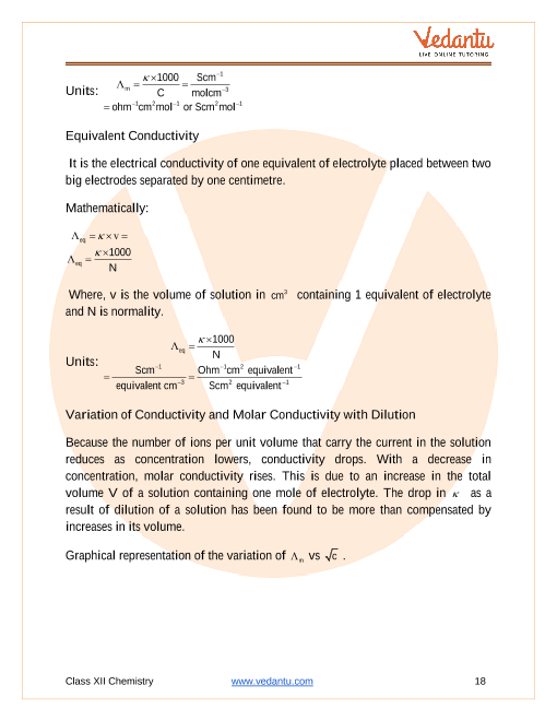 Revision Notes of CBSE class 12 Chemistry