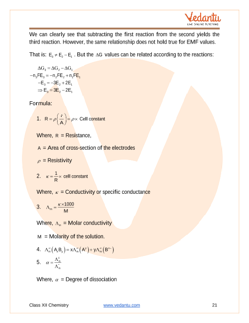 Revision Notes of CBSE class 12 Chemistry