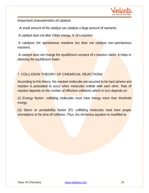 Revision Notes of CBSE class 12 Chemistry