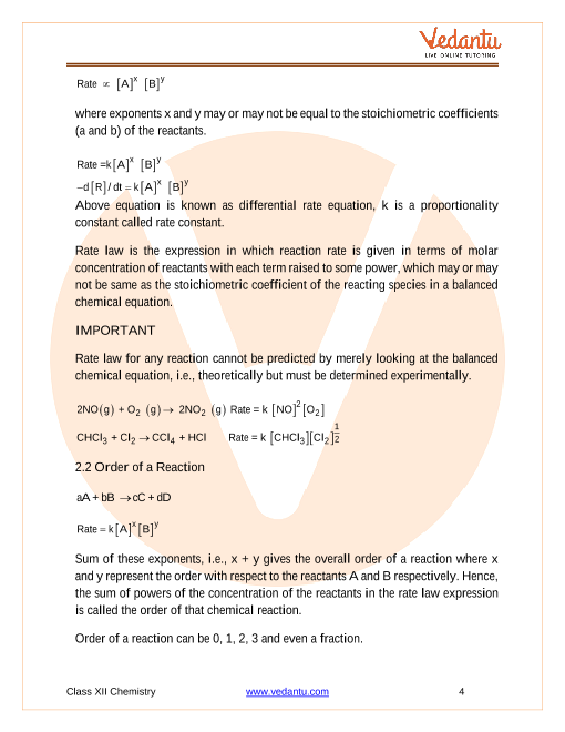 Revision Notes of CBSE class 12 Chemistry