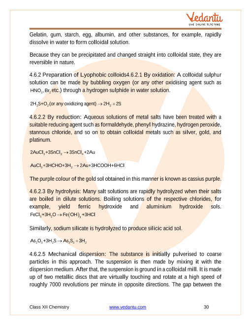 Revision Notes of CBSE class 12 Chemistry