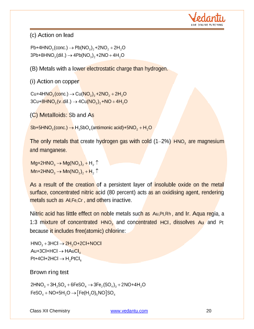 Revision Notes of CBSE class 12 Chemistry