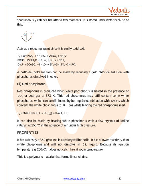 Revision Notes of CBSE class 12 Chemistry