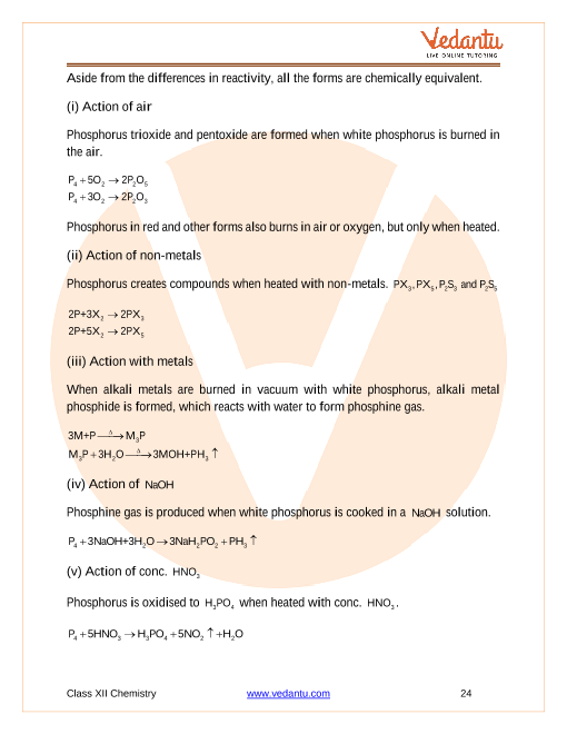 Revision Notes of CBSE class 12 Chemistry