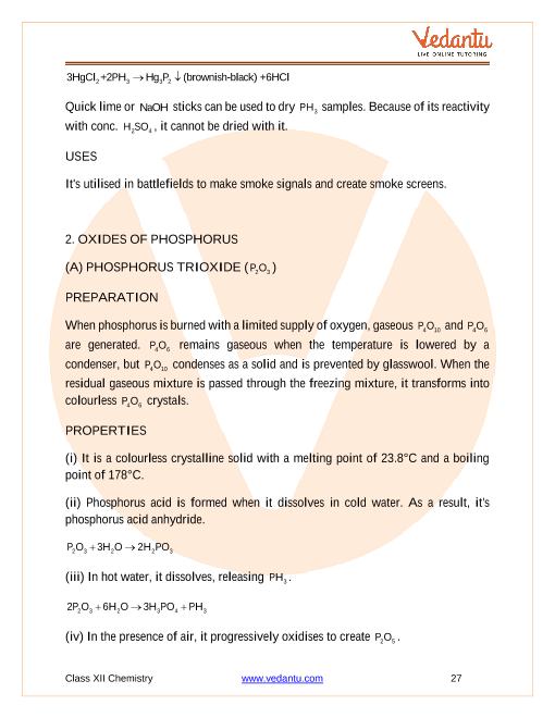 Revision Notes of CBSE class 12 Chemistry