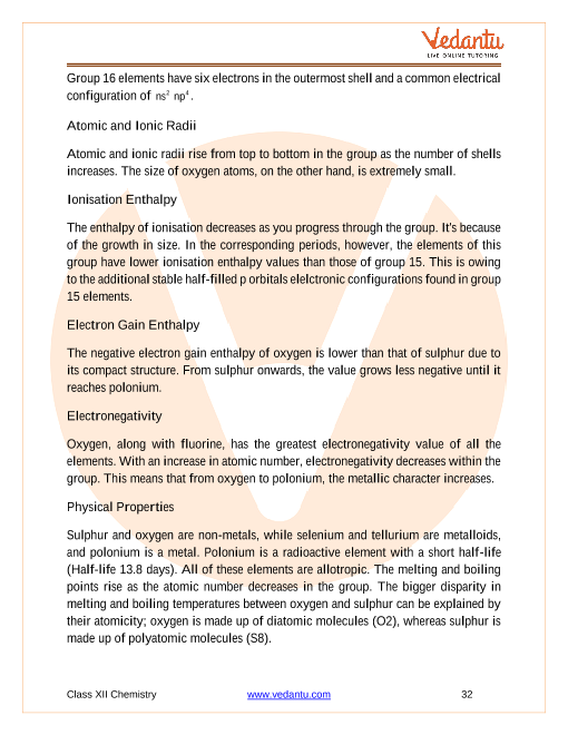 Revision Notes of CBSE class 12 Chemistry