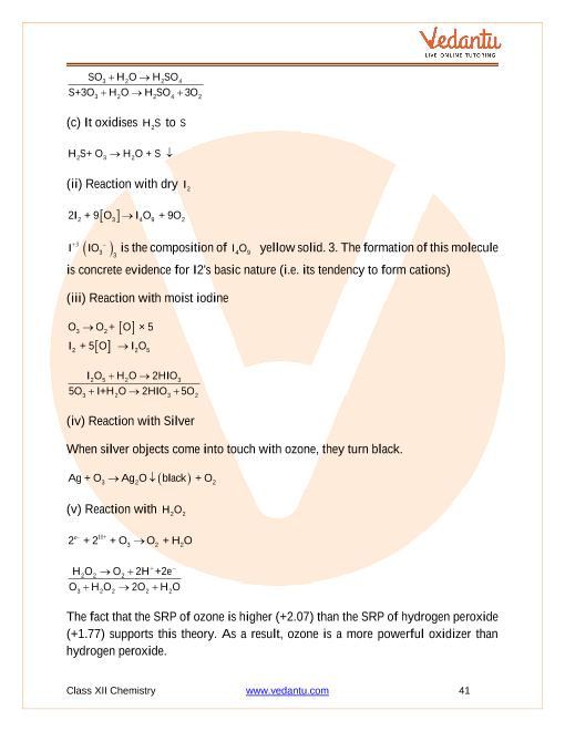 Revision Notes of CBSE class 12 Chemistry