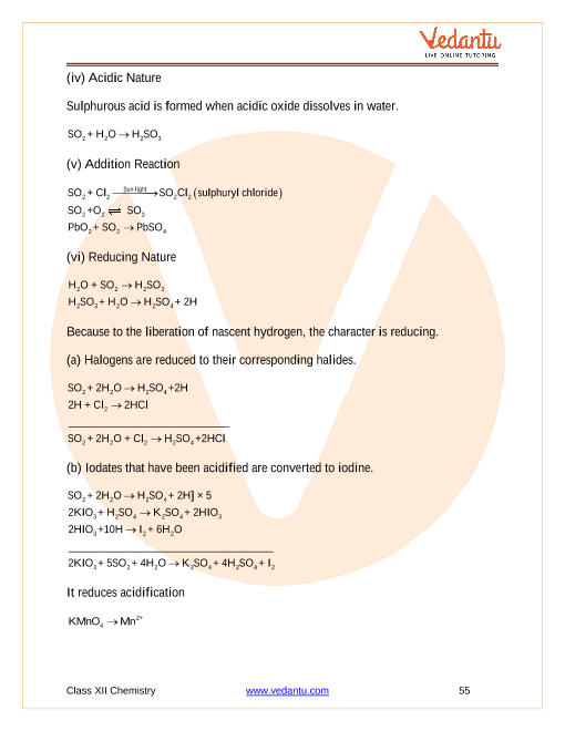 Revision Notes of CBSE class 12 Chemistry