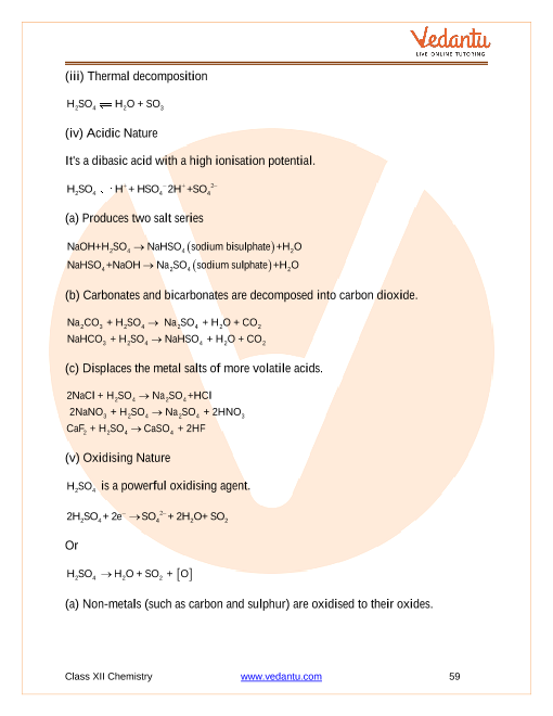 Revision Notes of CBSE class 12 Chemistry